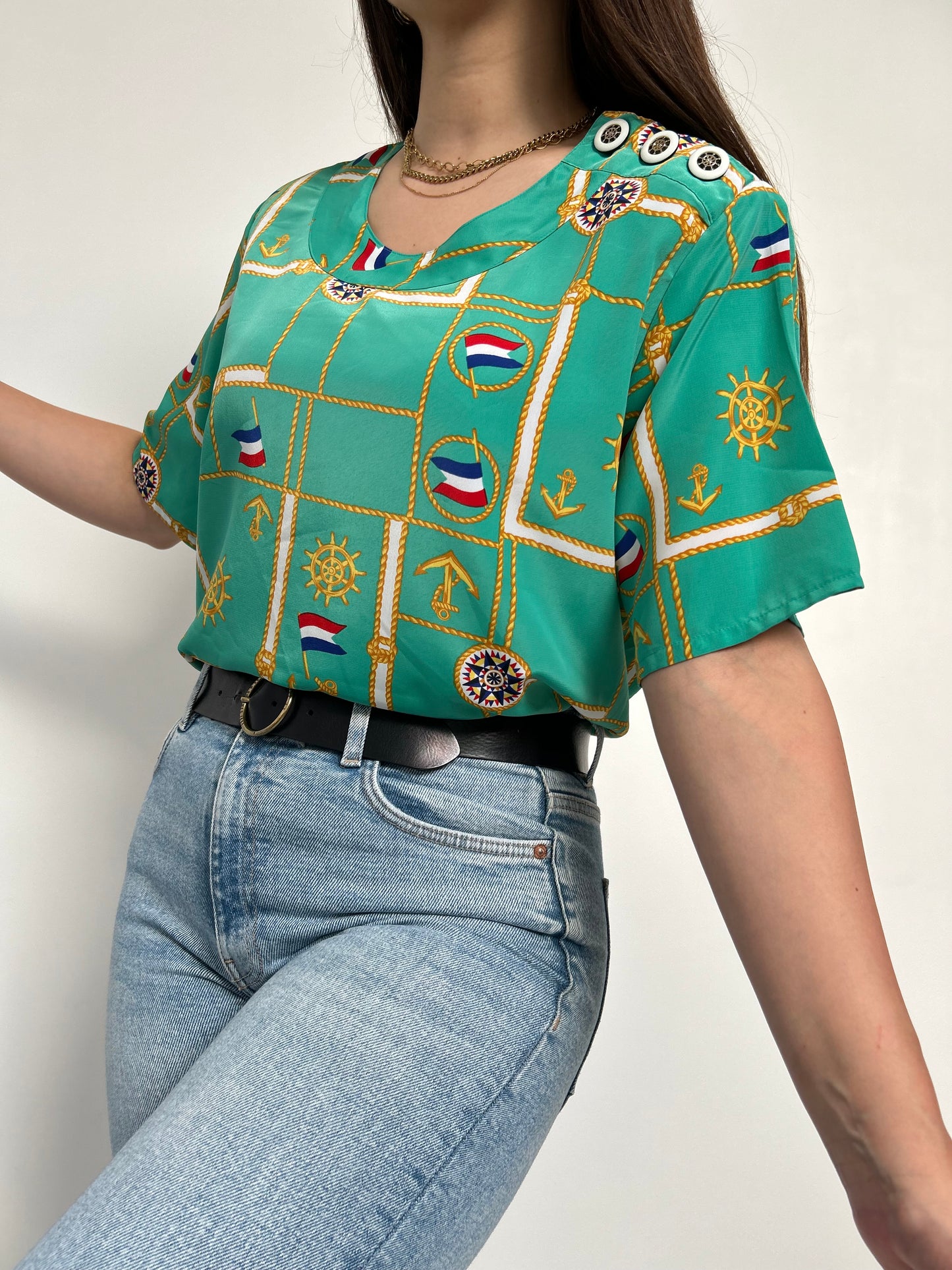 Blouse oversize à motifs 90s Taille 38/40