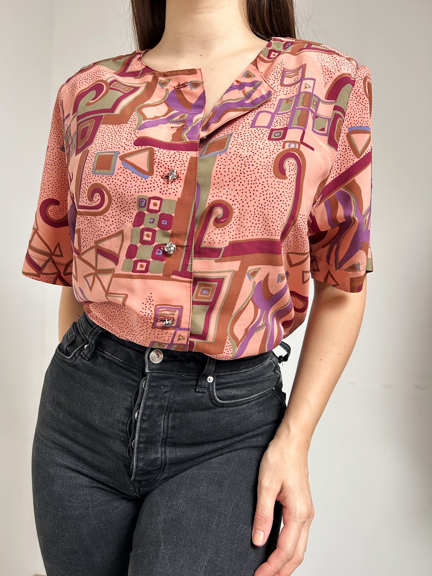 Chemise oversize à motifs 90s Taille 38/40