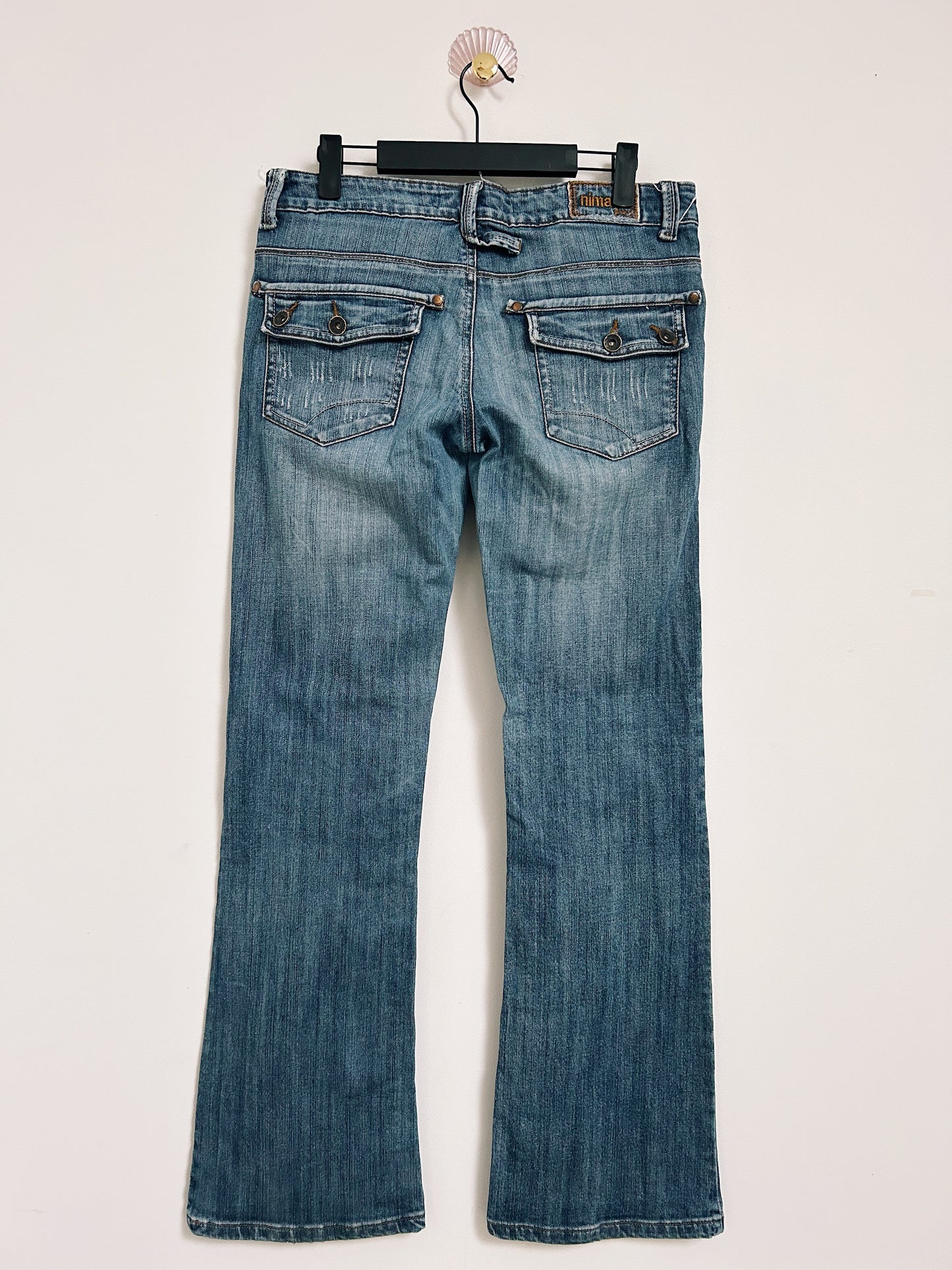 Jeans patte d’éléphant 90s Taille 38