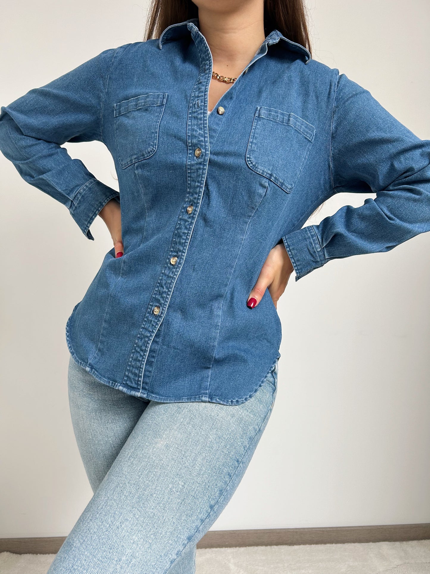 Chemise en jean 90s Taille 36