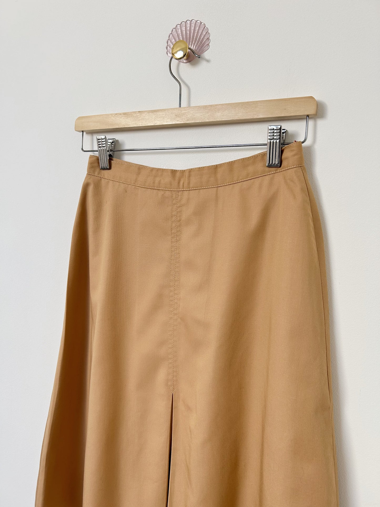 Jupe beige coupe trapèze 70s Taille 34