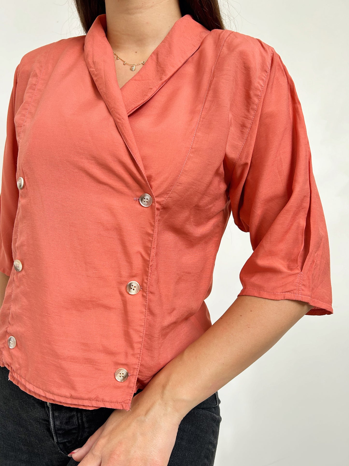 Chemise corail 90s Taille 38