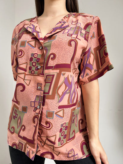 Chemise oversize à motifs 90s Taille 38/40