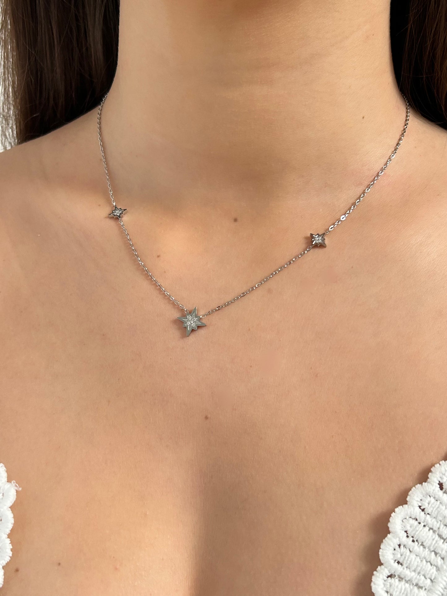 Collier Starly Argenté | Acier inoxydable