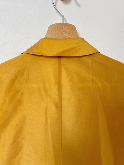 90s Metallic Yellow Shirt Size 36/38