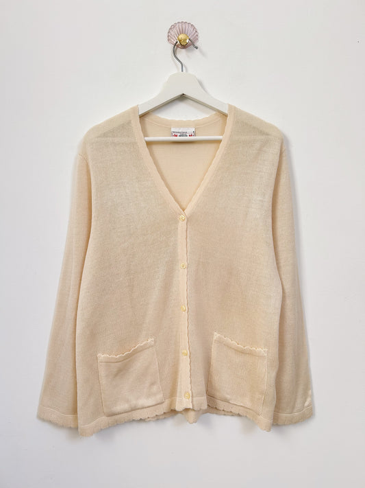 Cardigan beige 90s Taille 40