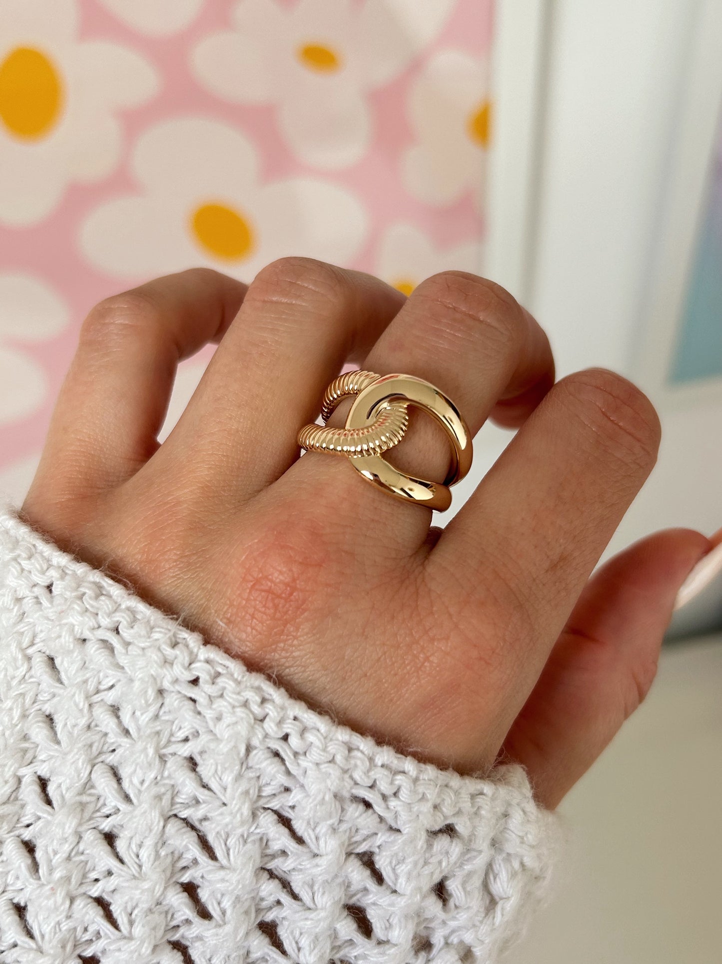 Gisèle gold plated ring