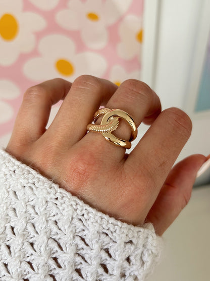 Gisèle gold plated ring