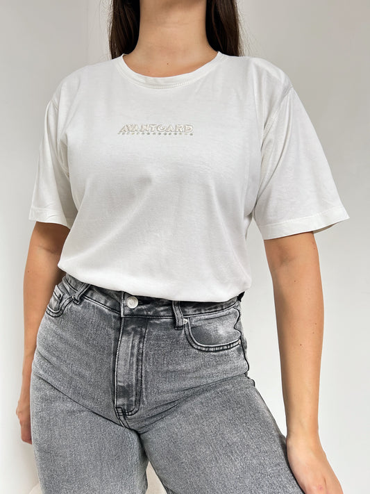 White 90s T-Shirt Size 36/38