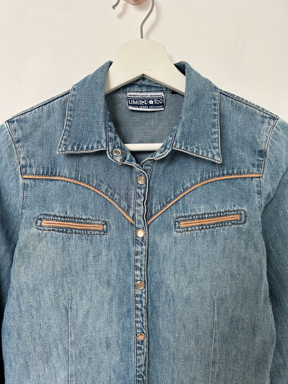 90s denim shirt Size 34