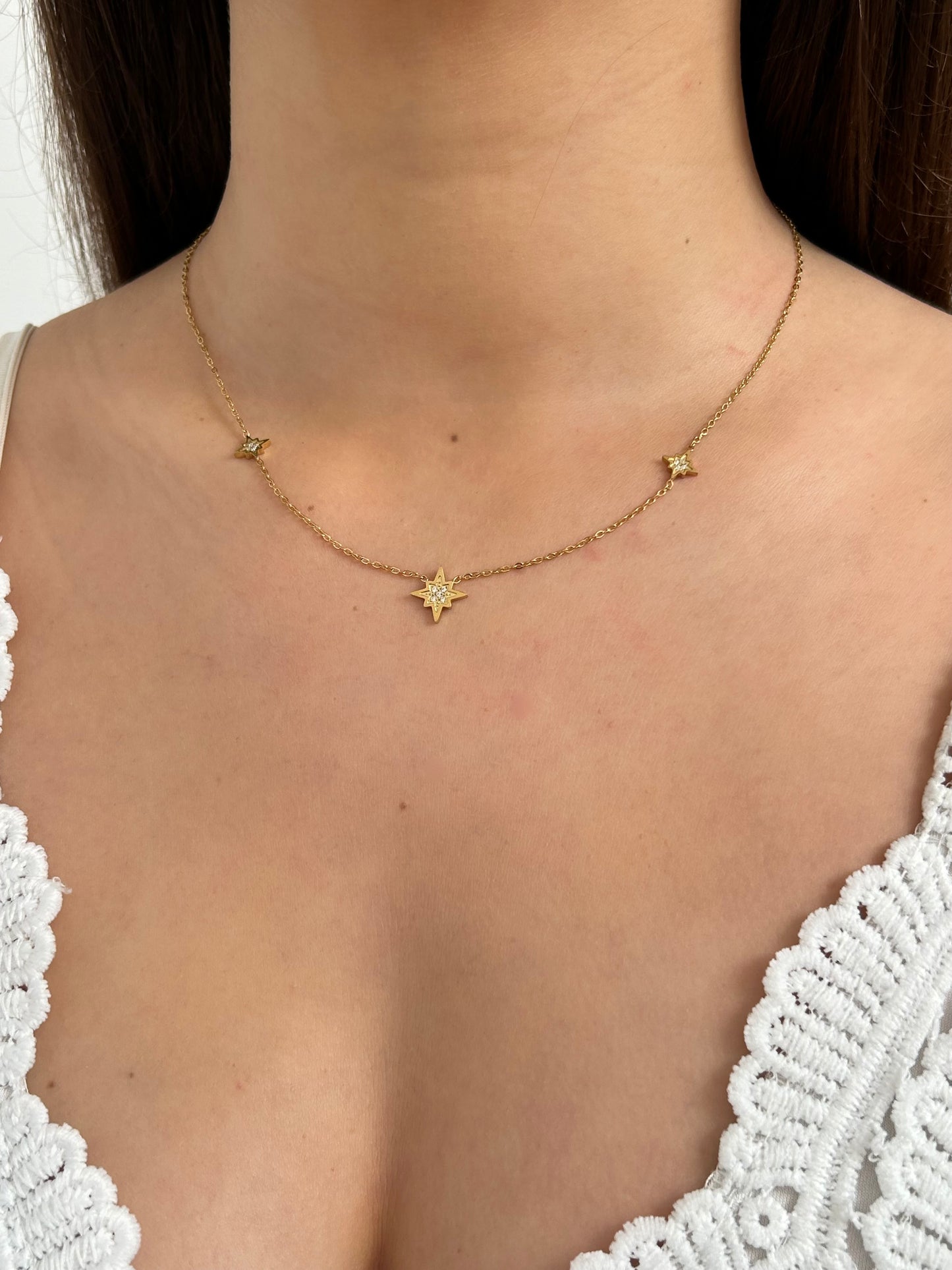 Collier Starly Doré | Acier inoxydable