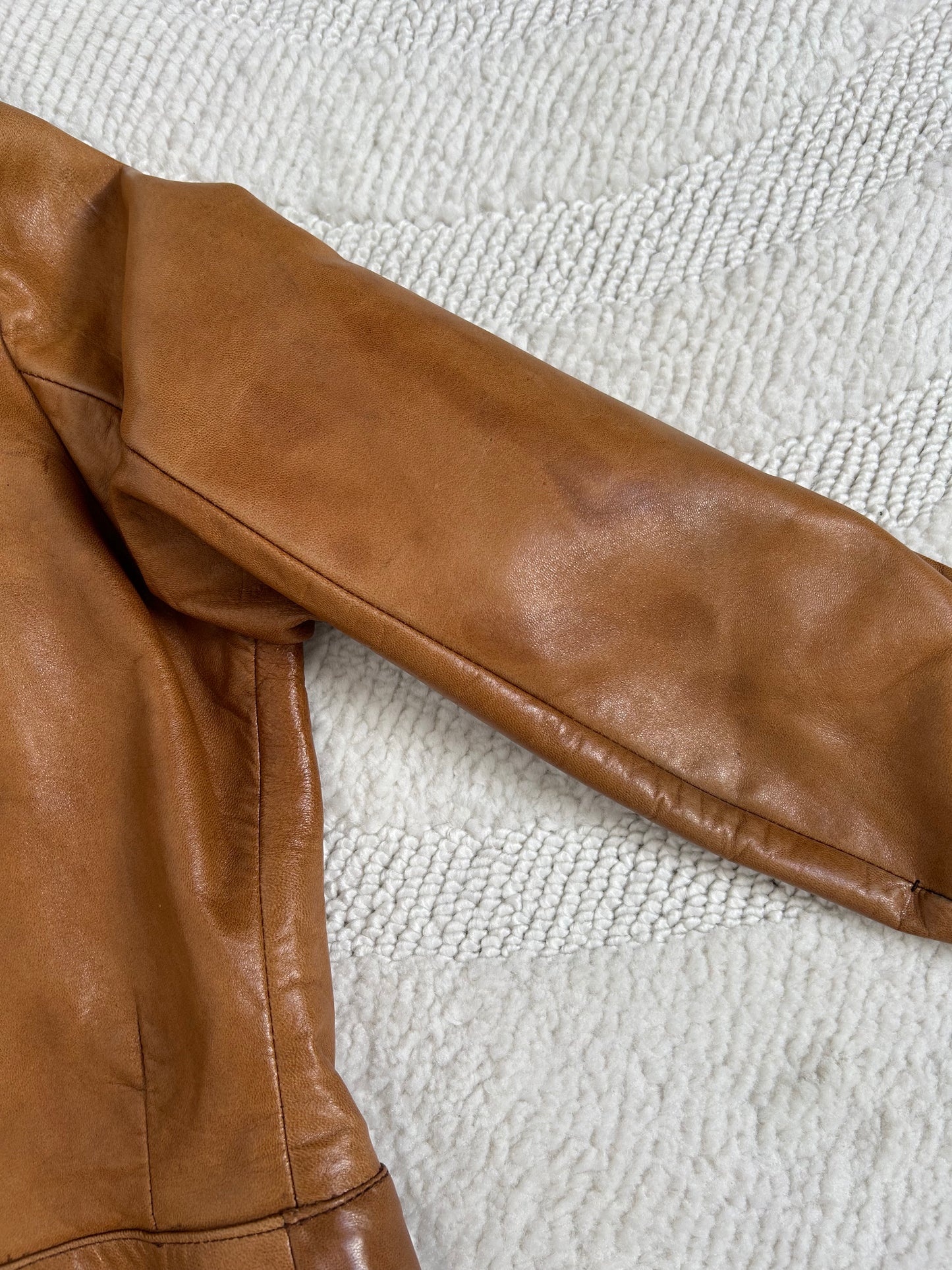 Camel 70s leather perfecto Size 36