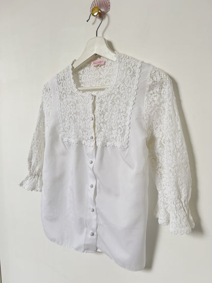 Chemise à dentelle vintage Taille 34/36