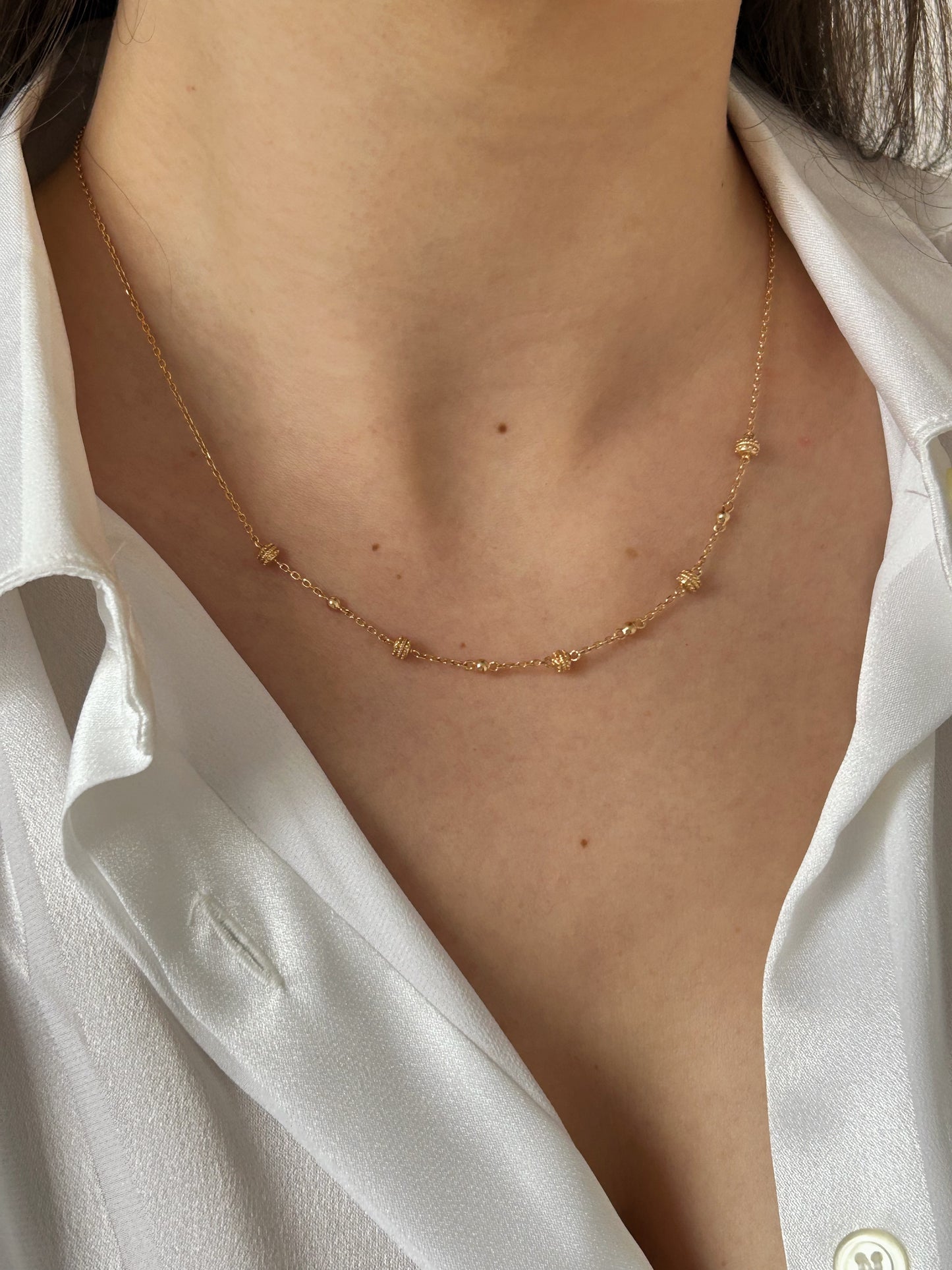 Gold plated Léa necklace