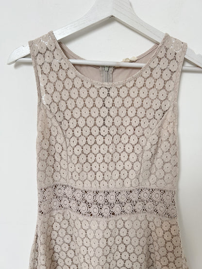 Grey crochet dress Size 38/M