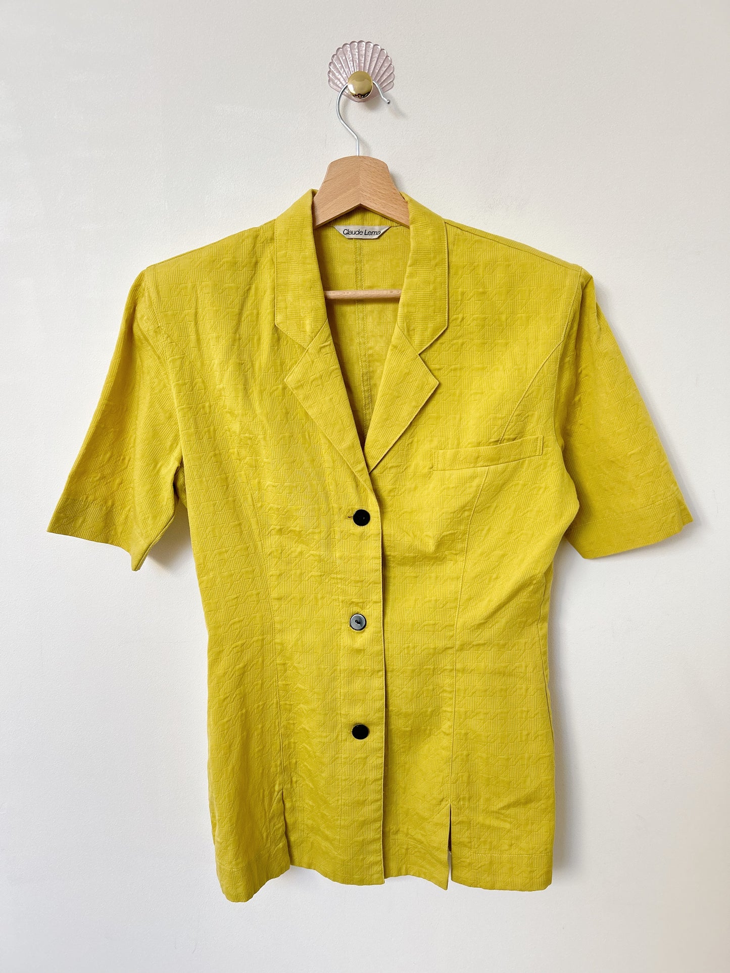 Chemise cintrée lime 90s Taille 38