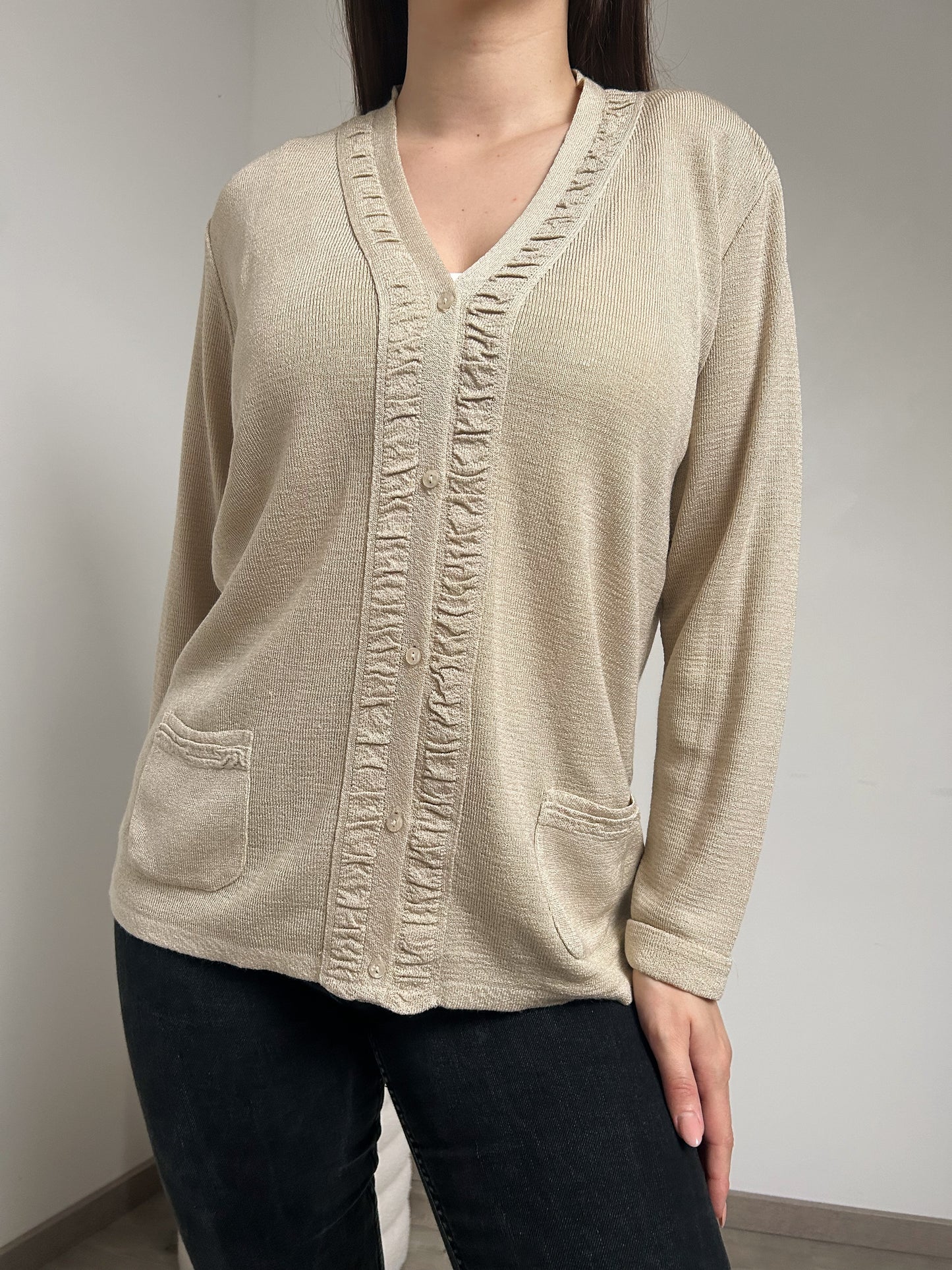 Cardigan beige vintage Taille 40