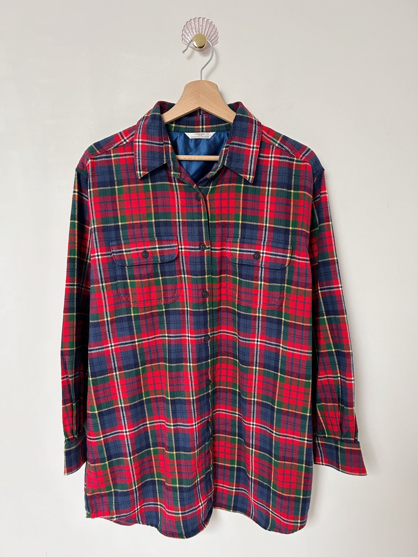 Chemise oversize en flanelle 90s Taille 40