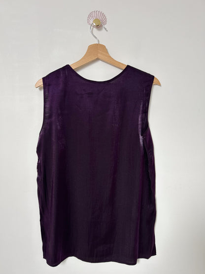 Top violet métallisé 90s Taille 36/38