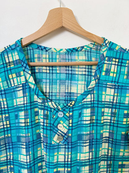 Blouse à carreaux 90s Taille 38/40