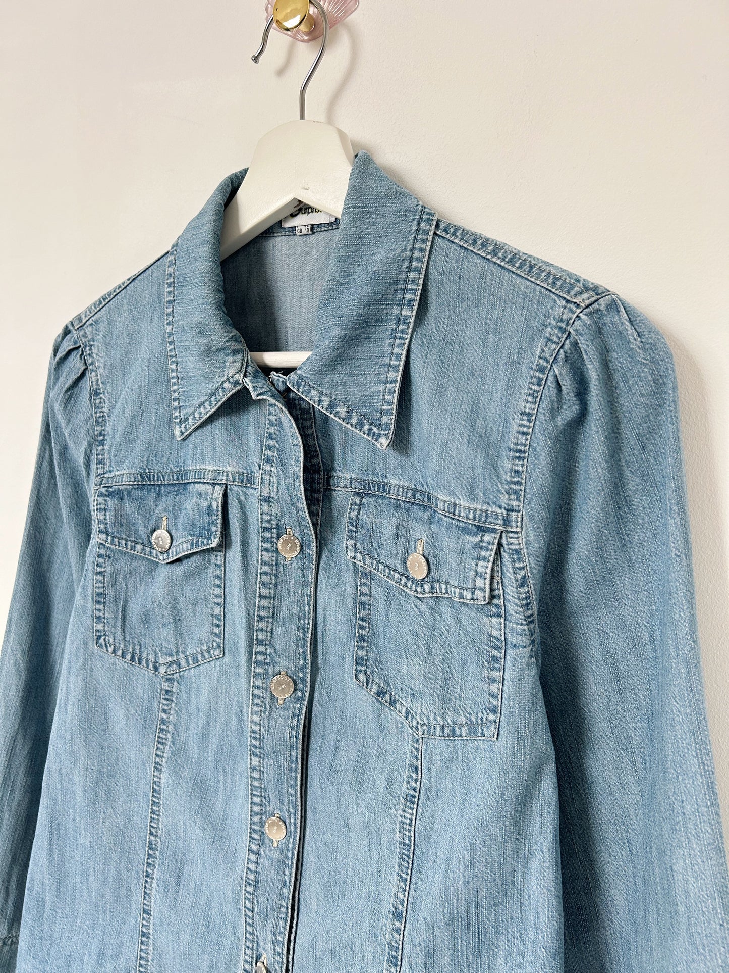 Light blue denim jacket 90s Size 36