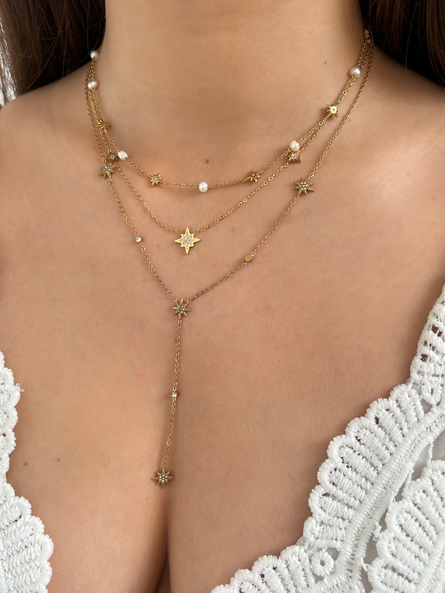 Collier Starly Doré | Acier inoxydable