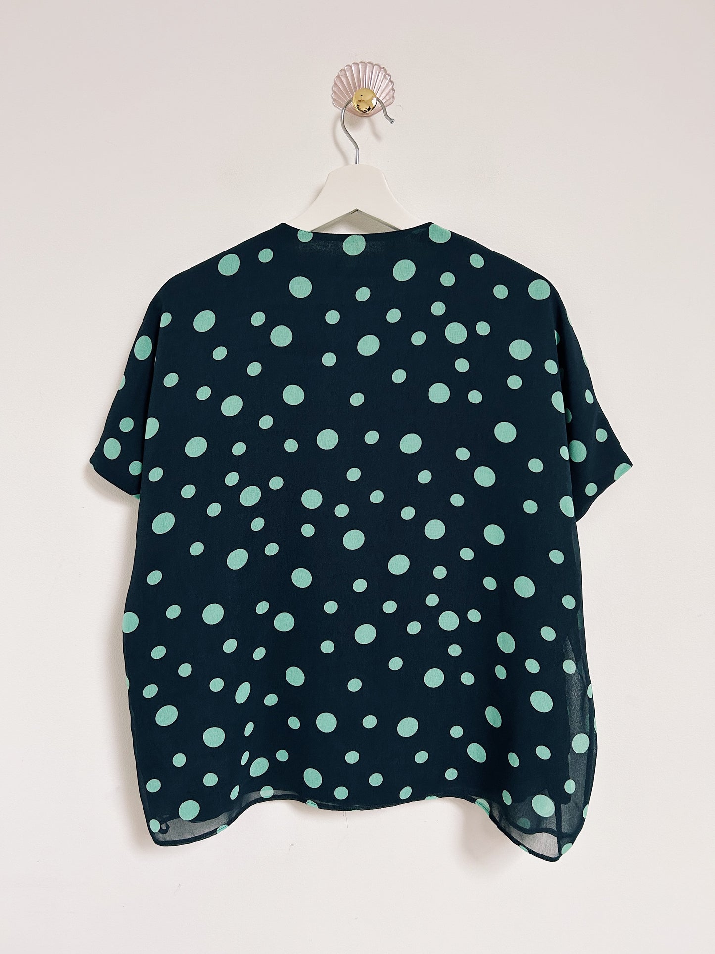 Chemise oversize à pois 90s Taille 38 à 42