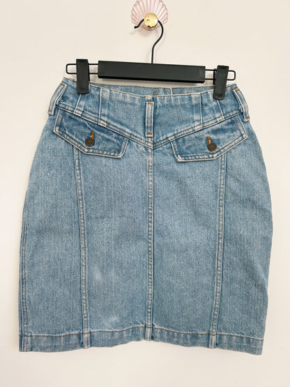 90s denim mini skirt Size 34