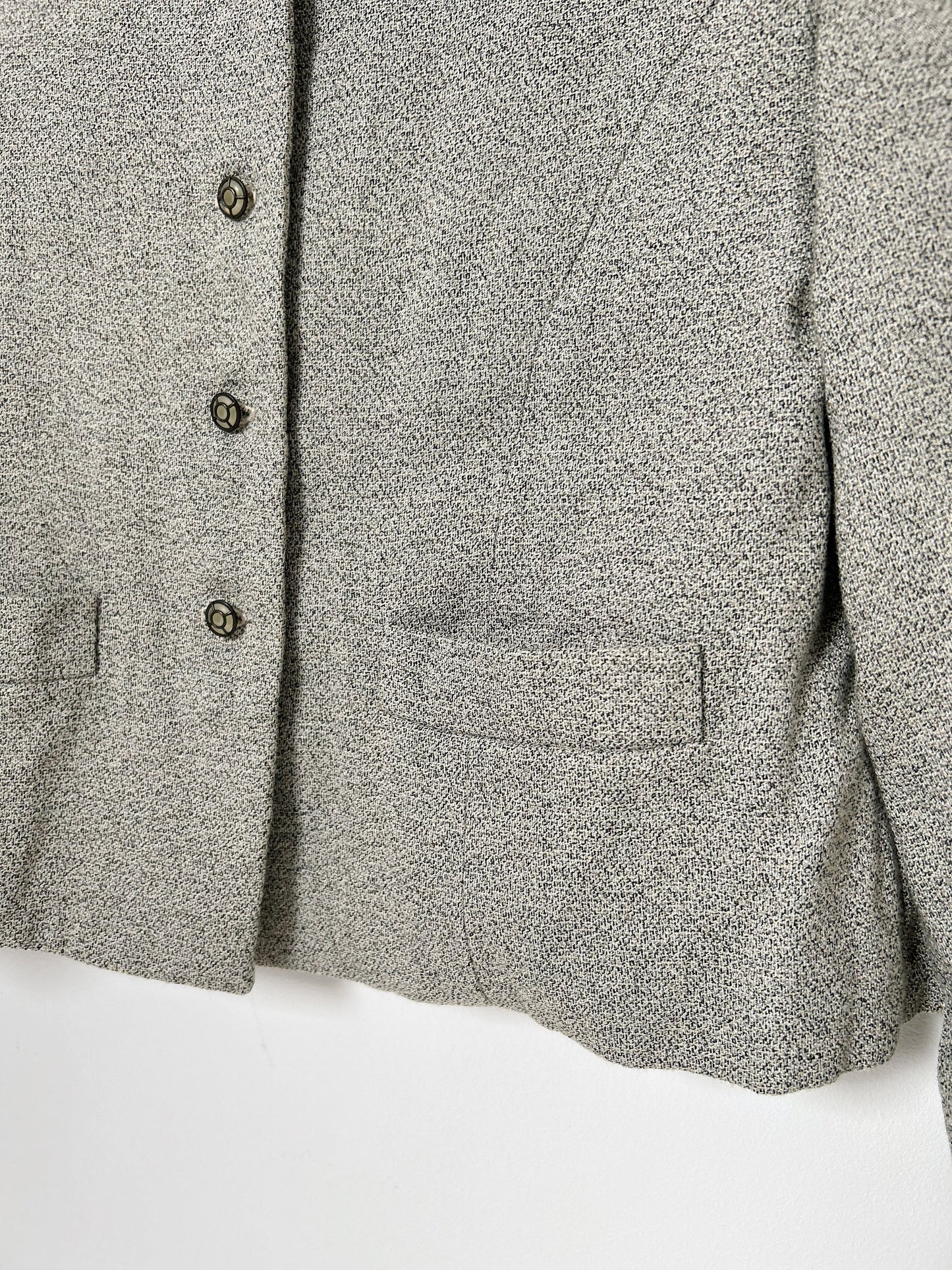 Blazer court gris vintage Taille 36