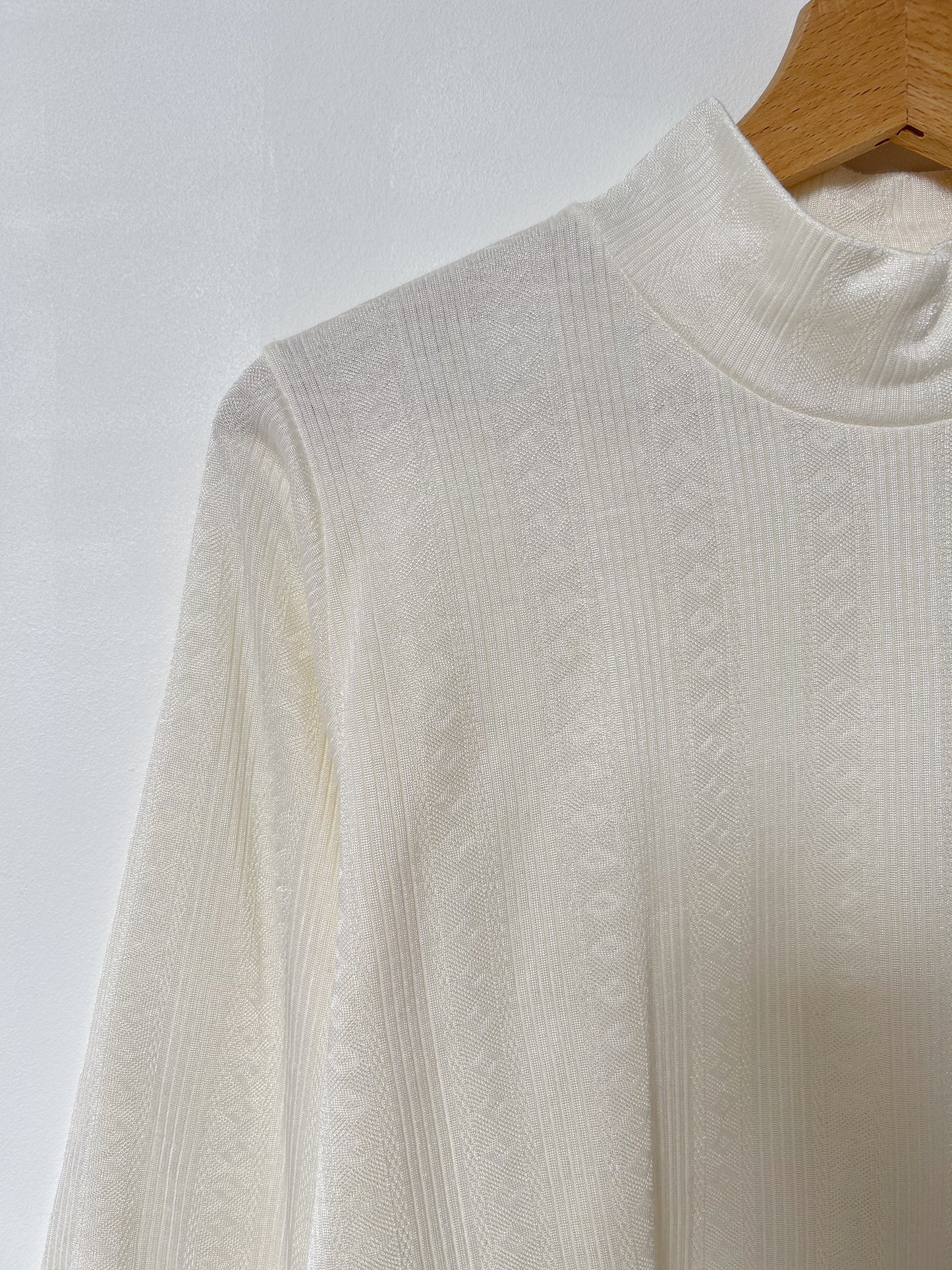 Pull crème à motifs 80s Taille 36/38