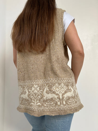 Gilet sans manches à motifs 90s Taille 36/38