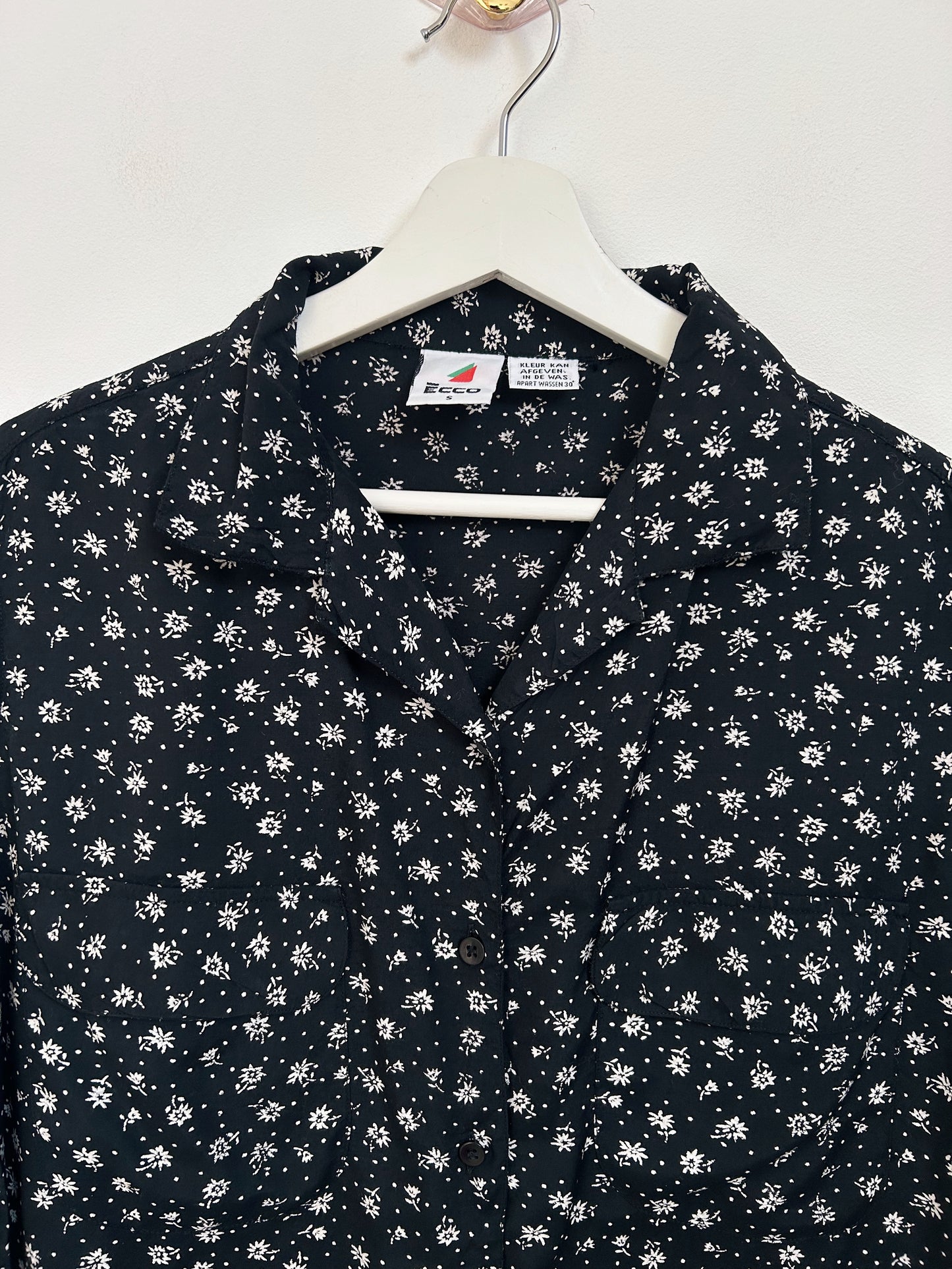 Chemise sans manches à fleurs 90s Taille 36 à 40