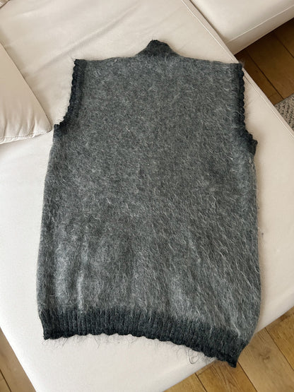 Gilet sans manches à poils 80s Taille 42