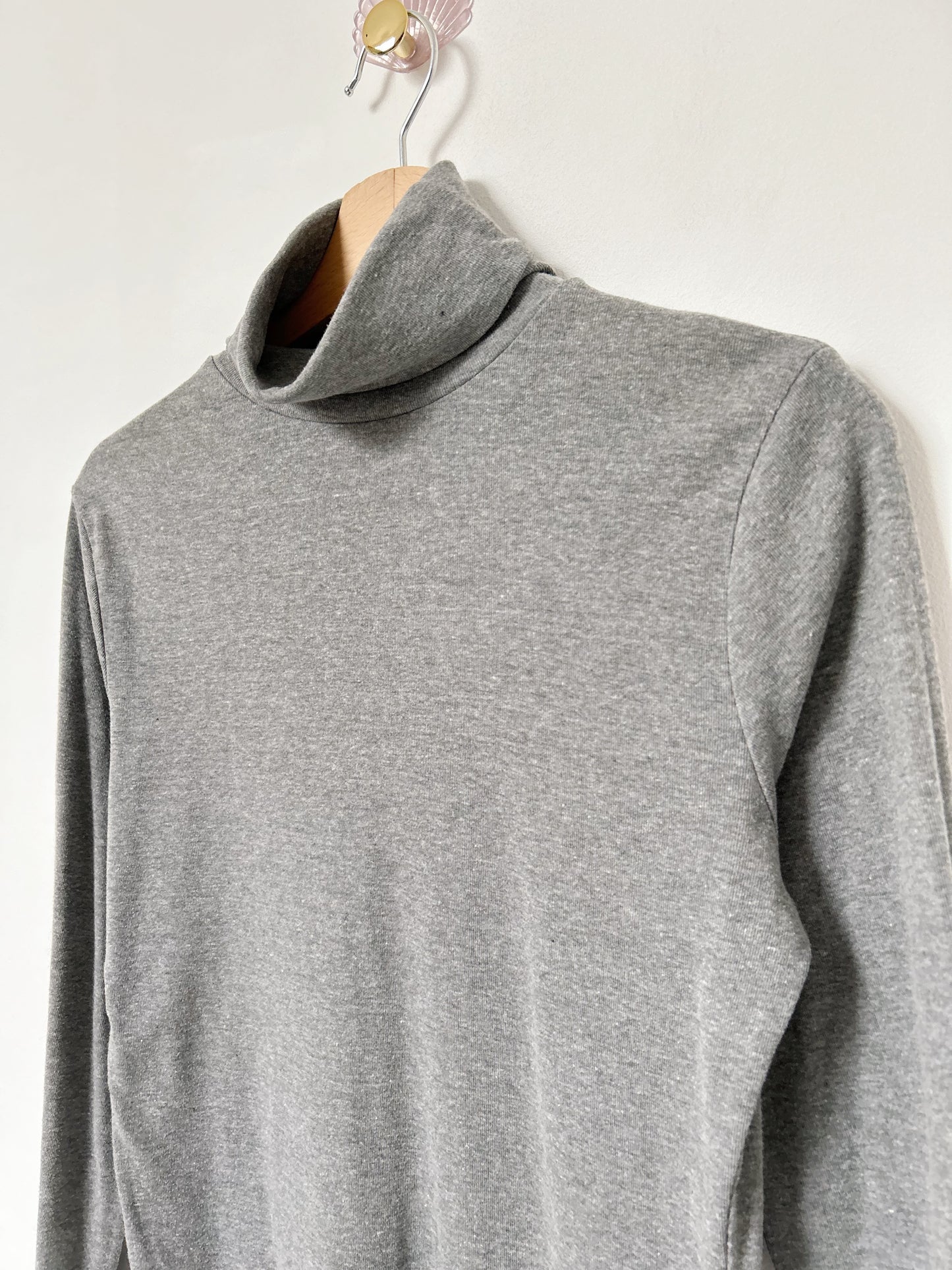 Pull col roulé gris 90s Taille 34/36