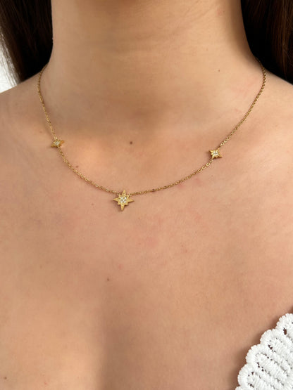 Collier Starly Doré | Acier inoxydable