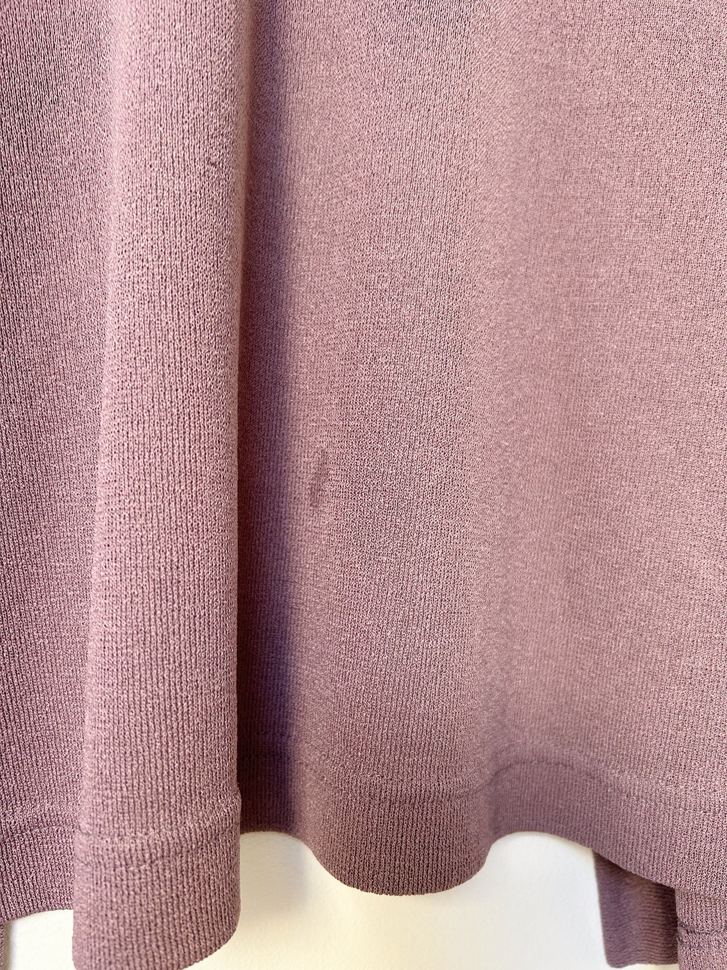 Cardigan sans boutons mauve vintage Taille 38