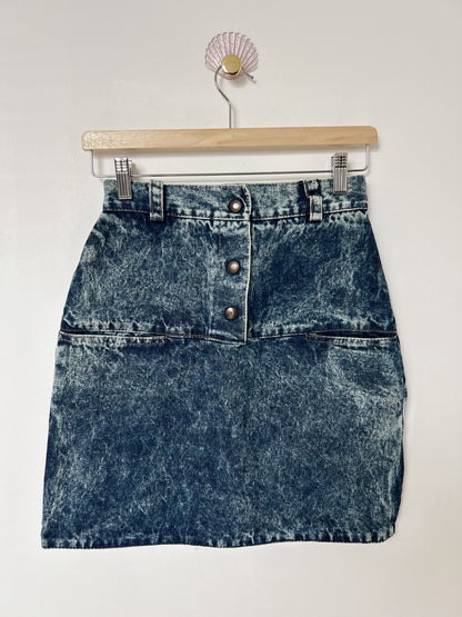 Mini jupe en jean 80s Taille 34