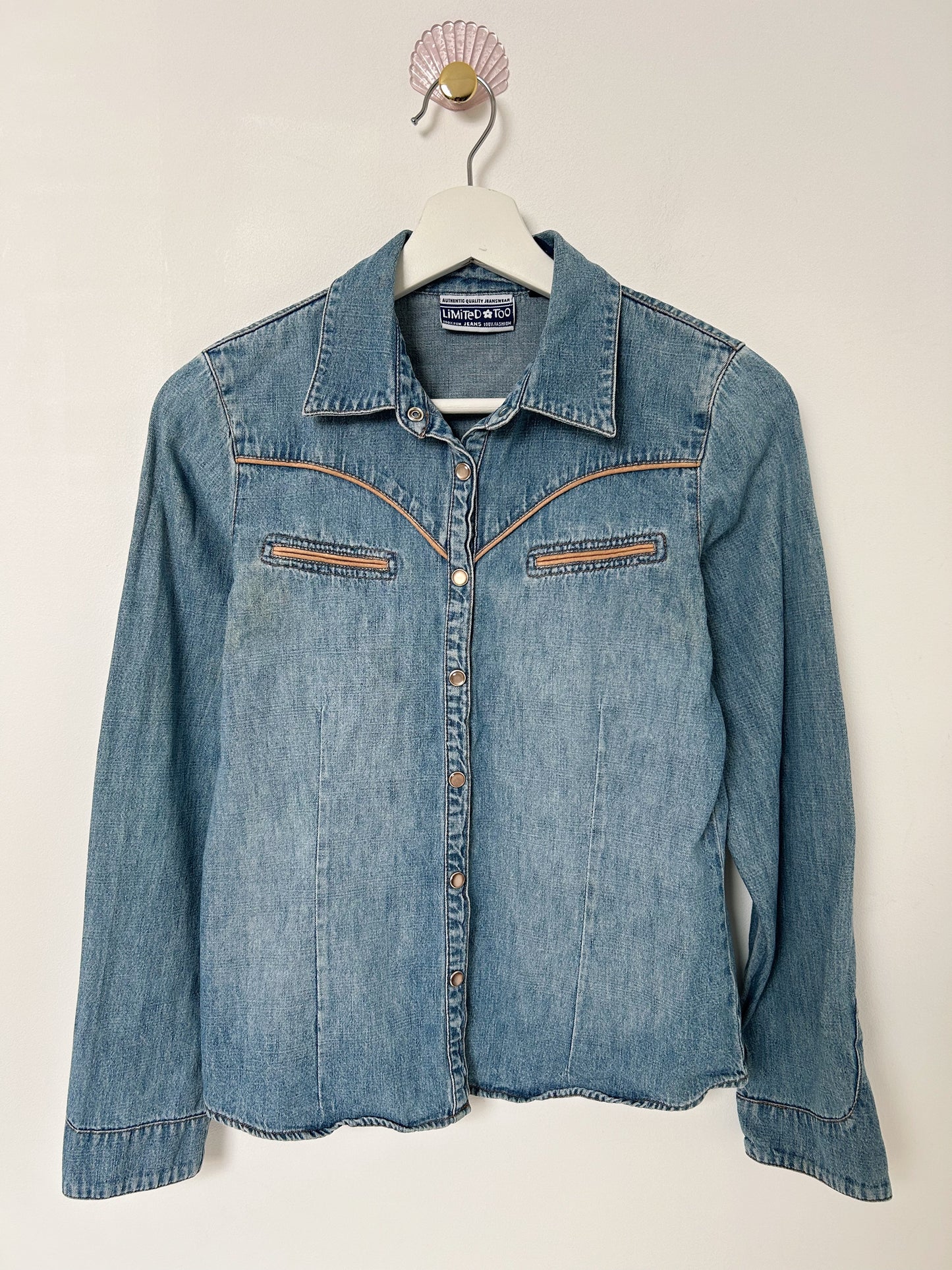 90s denim shirt Size 34