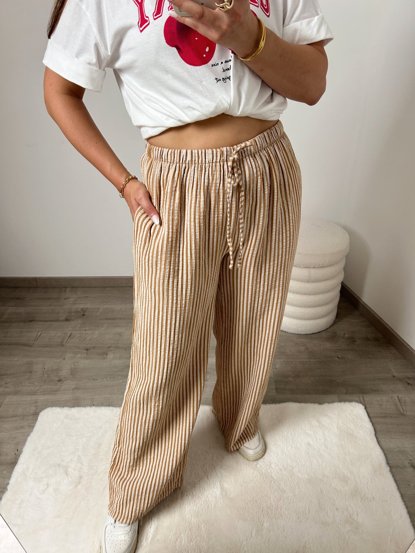 Pantalon Capucine beige