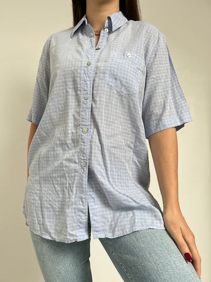 Chemise à carreaux bleu et blanc 90s Taille 38/40