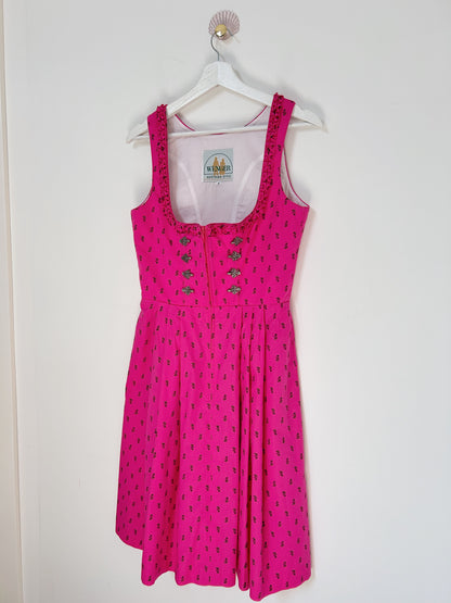 Robe autrichienne rose vintage Taille 34