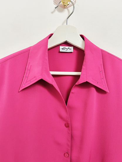 90s pink shirt size 40