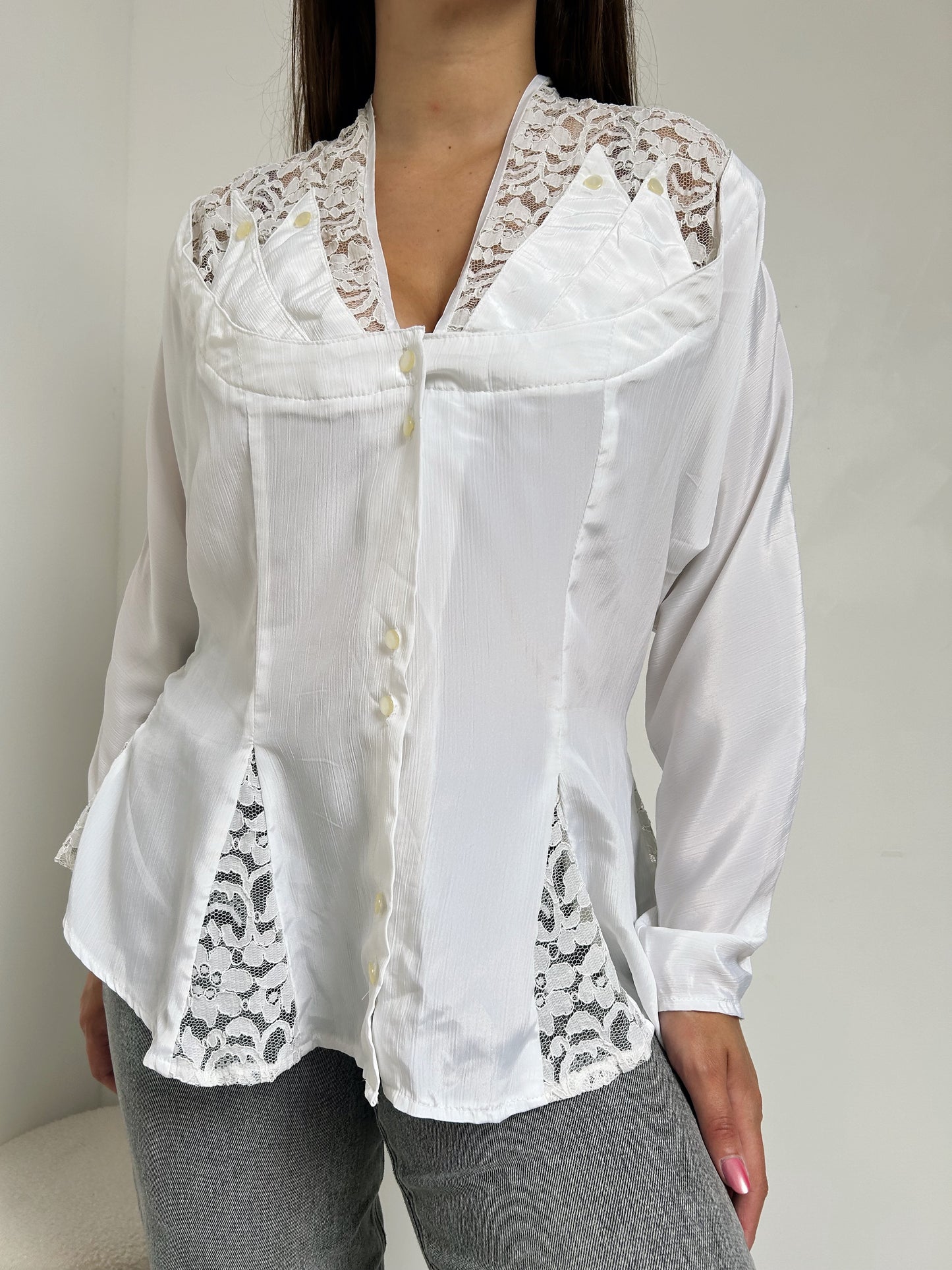 Chemise à dentelle 90s Taille 40