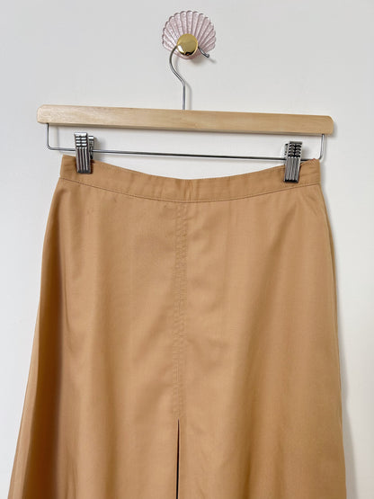 Jupe beige coupe trapèze 70s Taille 34