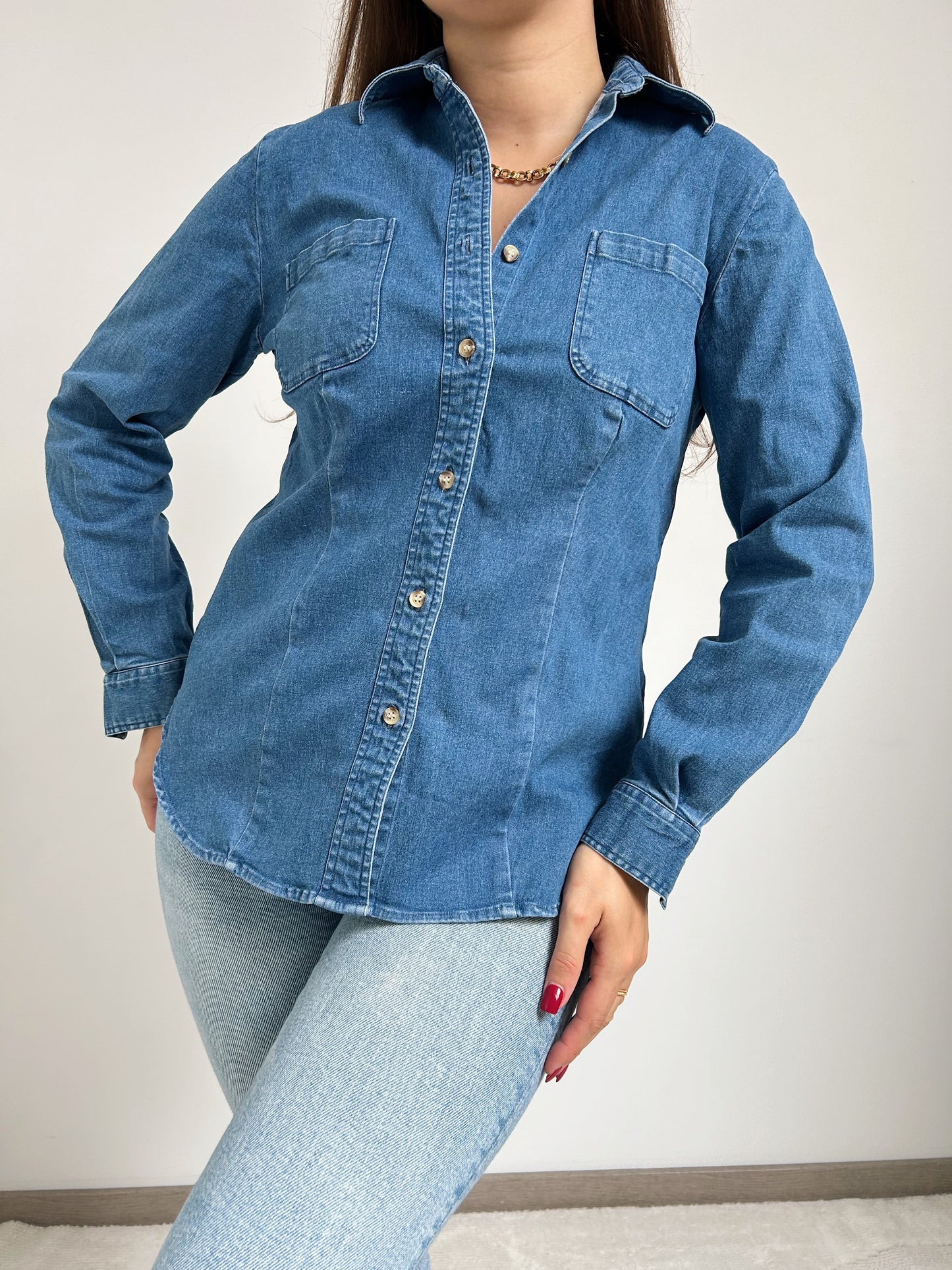 Chemise en jean 90s Taille 36