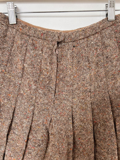 Jupe en tweed plissée 70s Taille 34