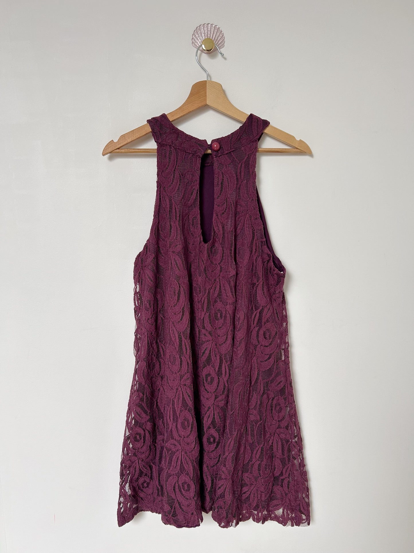 Purple lace dress Size 38