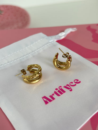 Boucles d’oreilles Rita | Acier inoxydable