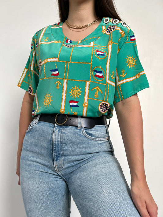 Blouse oversize à motifs 90s Taille 38/40