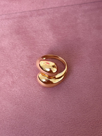 Gold plated Opera ring